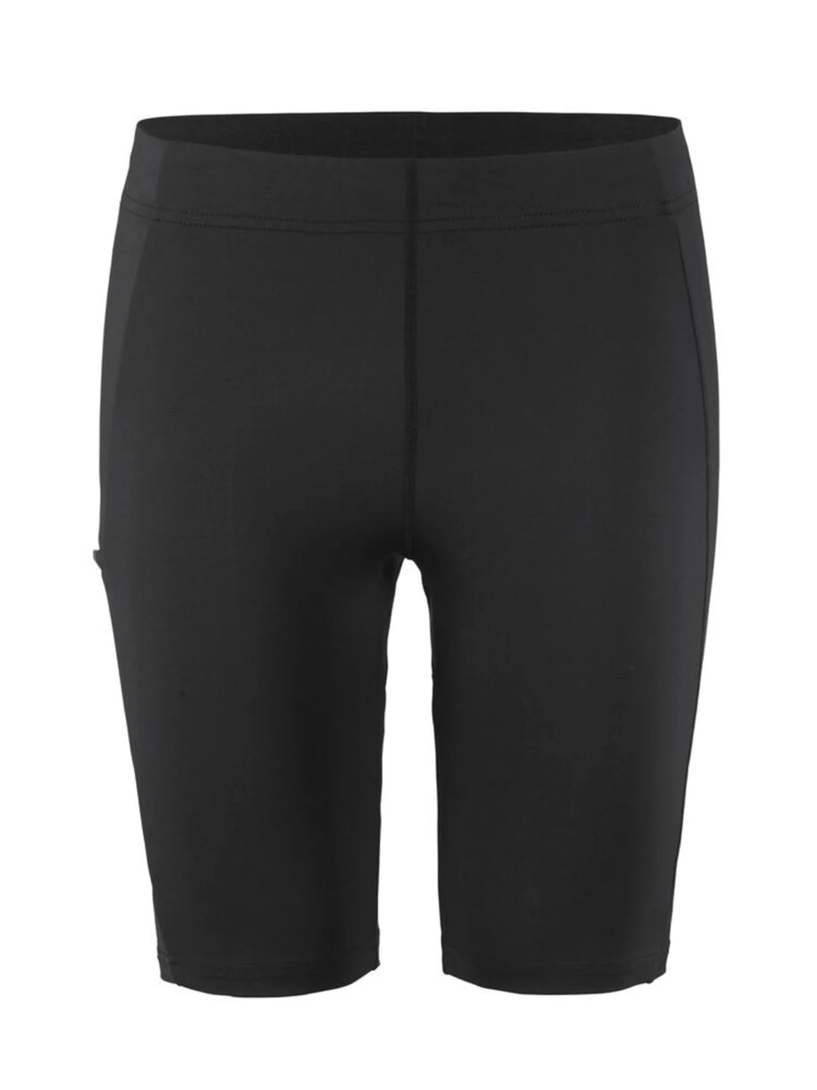 Pro Trail Short Tights 2 - Men by Craft in black, recycled polyamide, moisture-wicking running tights for trail running at pro level