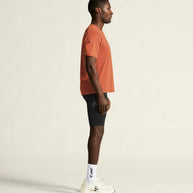 Pro Trail Short Tights 2 - Men by Craft in black, recycled polyamide, moisture-wicking running tights for trail running.