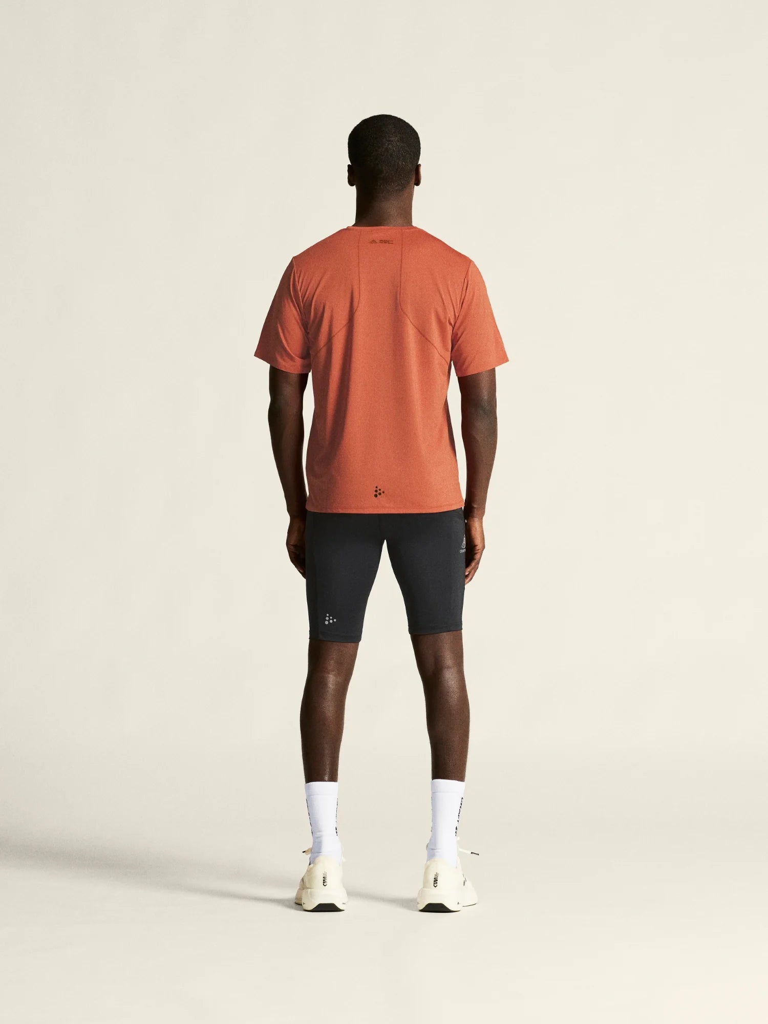 Pro Trail Short Tights 2 - Men by Craft in black recycled polyamide jersey with moisture-wicking for trail running
