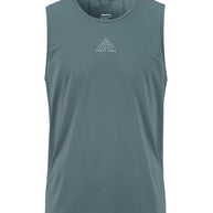 PRO Trail Singlet 2 - Men by Craft in blue grey, lightweight jacquard fabric for high-intensity trail running performance