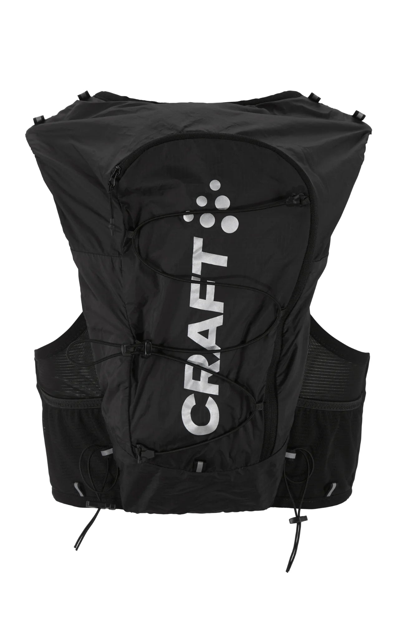 PRO Hydration Vest by Craft in black, lightweight hydration vest with easy water access, ideal for running and training sessions