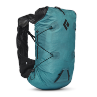 Distance 15 Backpack - Women (Prior Season) by Black Diamond in teal with hybrid vest-inspired design for running and alpine scrambling.