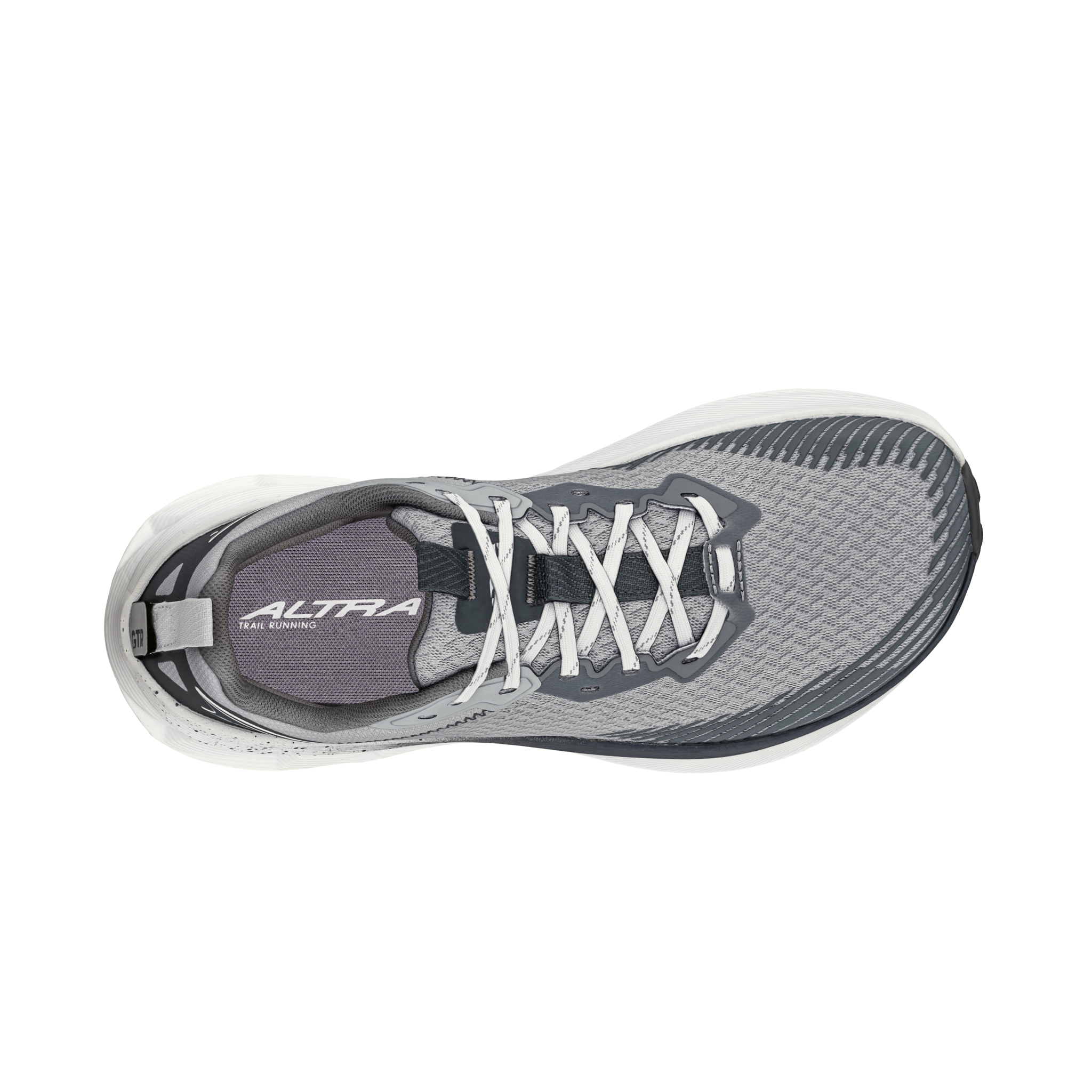 Experience Wild 2 - Women by Altra Footwear in grey with lightweight breathable mesh upper, grippy sole for trail running performance.