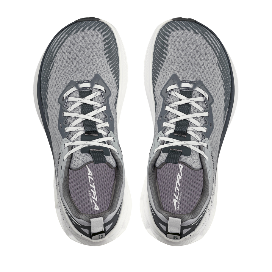 Experience Wild 2 - Women by Altra Footwear in grey with lightweight breathable mesh upper, grippy sole for trail running performance