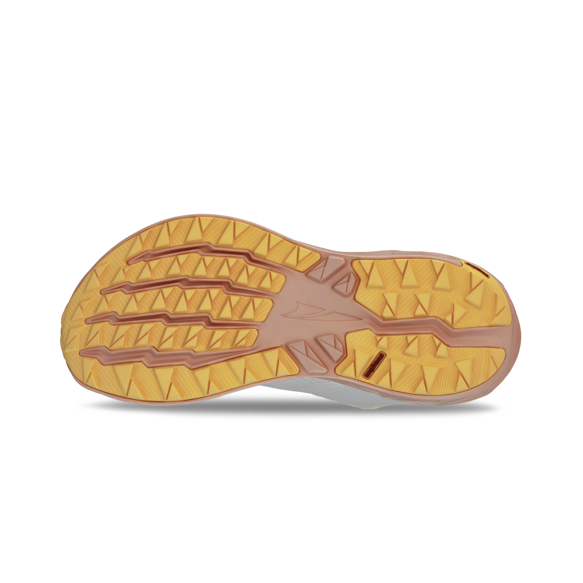 Experience Wild 2 - Women by Altra Footwear with yellow and beige grippy outsole, lightweight trail running shoe for performance and effortless stride