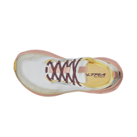 Experience Wild 2 - Women by Altra Footwear in white and peach, lightweight trail running shoe with breathable mesh upper for performance and grip