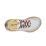 Experience Wild 2 - Women by Altra Footwear in white and peach with breathable mesh upper, lightweight trail running shoe for performance and grip