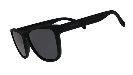 A Unicorn's Calamity by Goodr in black-on-black, lightweight glasses with unique color-mixing design, ideal for everyday wear.