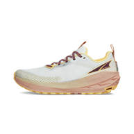 Experience Wild 2 - Women by Altra Footwear in white, beige, and rose lightweight trail running shoe with improved mesh upper and grippy sole
