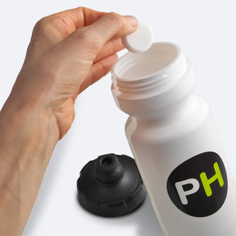 PH Electrolyte Tabs by Precision Fuel & Hydration in white, moderate strength hydration tablets for electrolyte replacement during sweating
