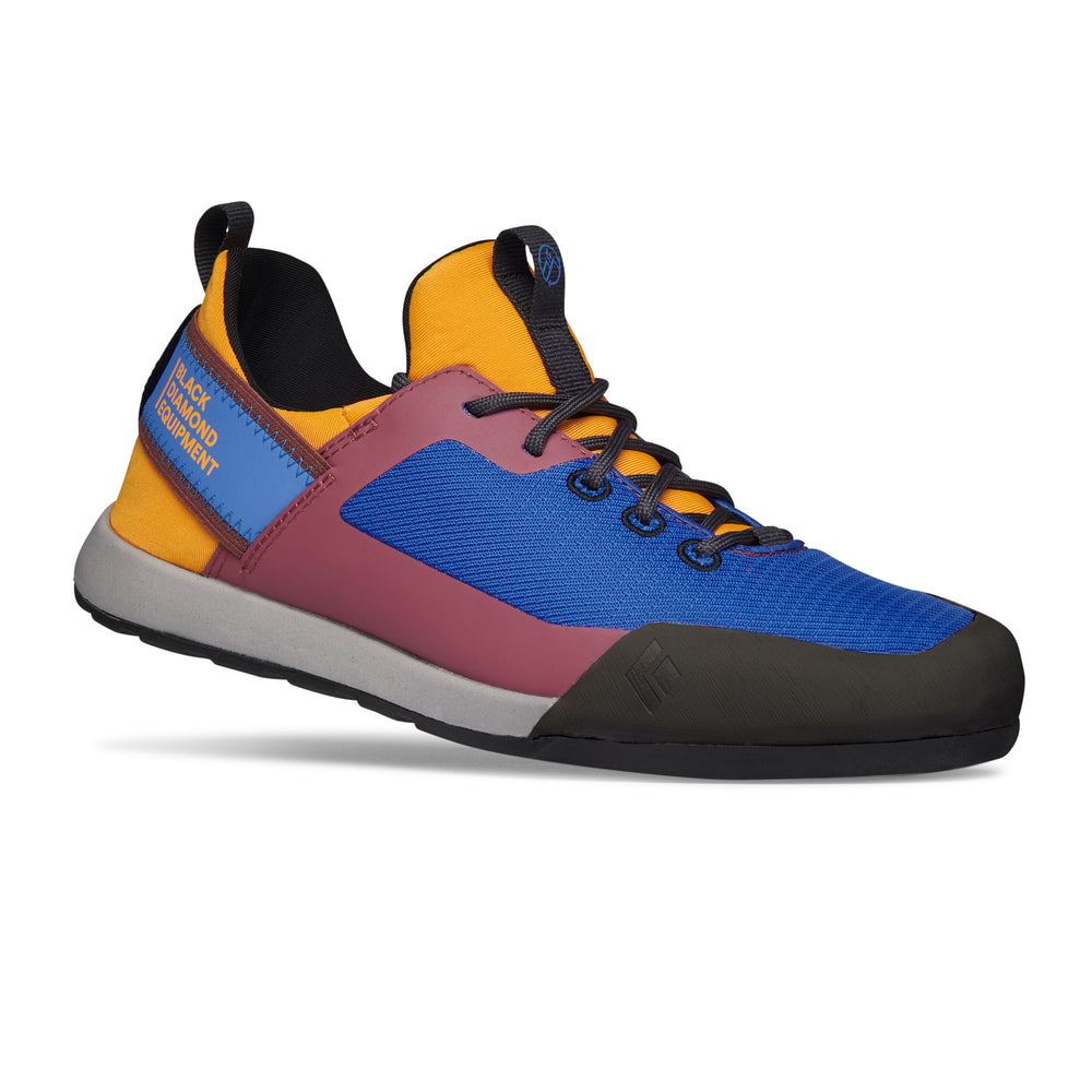 Session 2 Shoes - Women - FINAL SALE by Black Diamond in blue, orange, and burgundy, lightweight comfort with sustainable materials ideal for lifestyle use