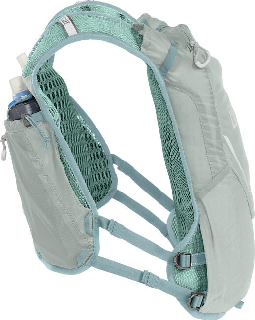 Zephyr Pro Vest 10L - Men by CamelBak in light grey with hydration and nutrition storage, lightweight for long-distance running