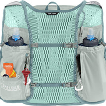 Zephyr Pro Vest 10L - Men by CamelBak in grey and light blue with hydration and nutrition storage ideal for long-distance running