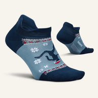 Feetures Elite Light Cushion No Show Tab Holiday Run - Limited Edition Socks