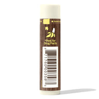 Lipbalm SPF 30 by Sun Bum in brown and cream, moisturizing lip balm with Aloe and Vitamin E for daily sun protection and hydration