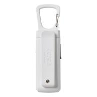 Siren LED Alarm RX by Nathan in white with USB-C rechargeable battery and safety alarm for outdoor running and activities