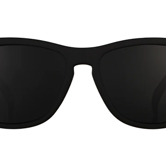 A Unicorn's Calamity by Goodr black-on-black sunglasses with full black lenses, lightweight and ideal for running and outdoor use