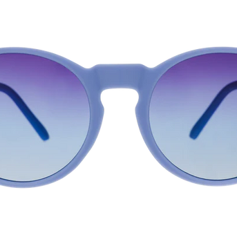 La Vie en Violette by Goodr in light blue with gradient dark blue lenses, stylish sunglasses ideal for summer runs and outdoor use