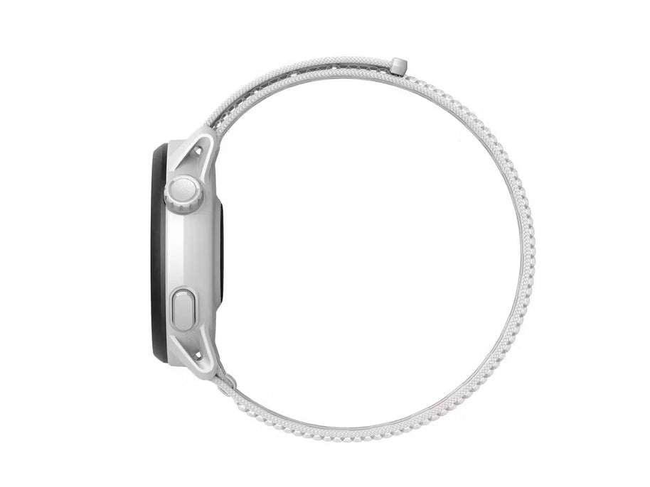 PACE 3 GPS Sport Watch by Coros in white, lightweight design with advanced training and recovery tracking for running and sport use