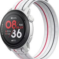 PACE 3 GPS Sport Watch by Coros in white and red, lightweight GPS watch for running with advanced training and recovery tracking