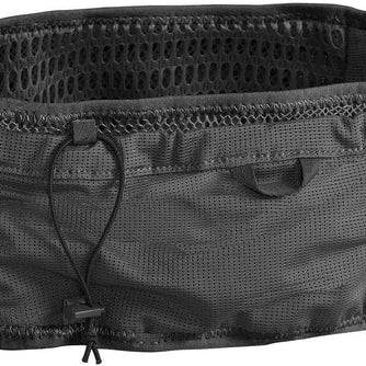 Ultra Belt 3L by CamelBak in black, minimal hydration belt with 17-oz Quick Stow flask, breathable 3D mesh for running and outdoor use