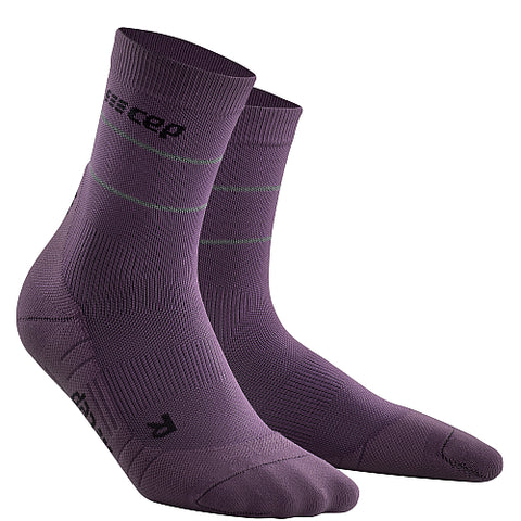 Reflective Mid Cut Socks - Women