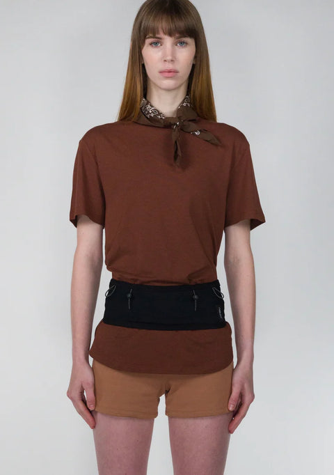 SL Running Band by Naked in black, lightweight and compact waist pack designed for 5K to half marathon running distances