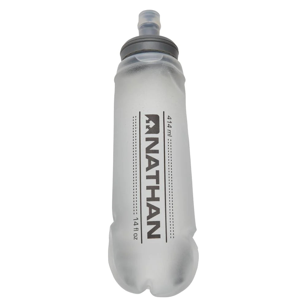 Pinnacle Run Lite Vest by Nathan clear lightweight hydration bottle 14 oz, ultra-light and breathable for running and training