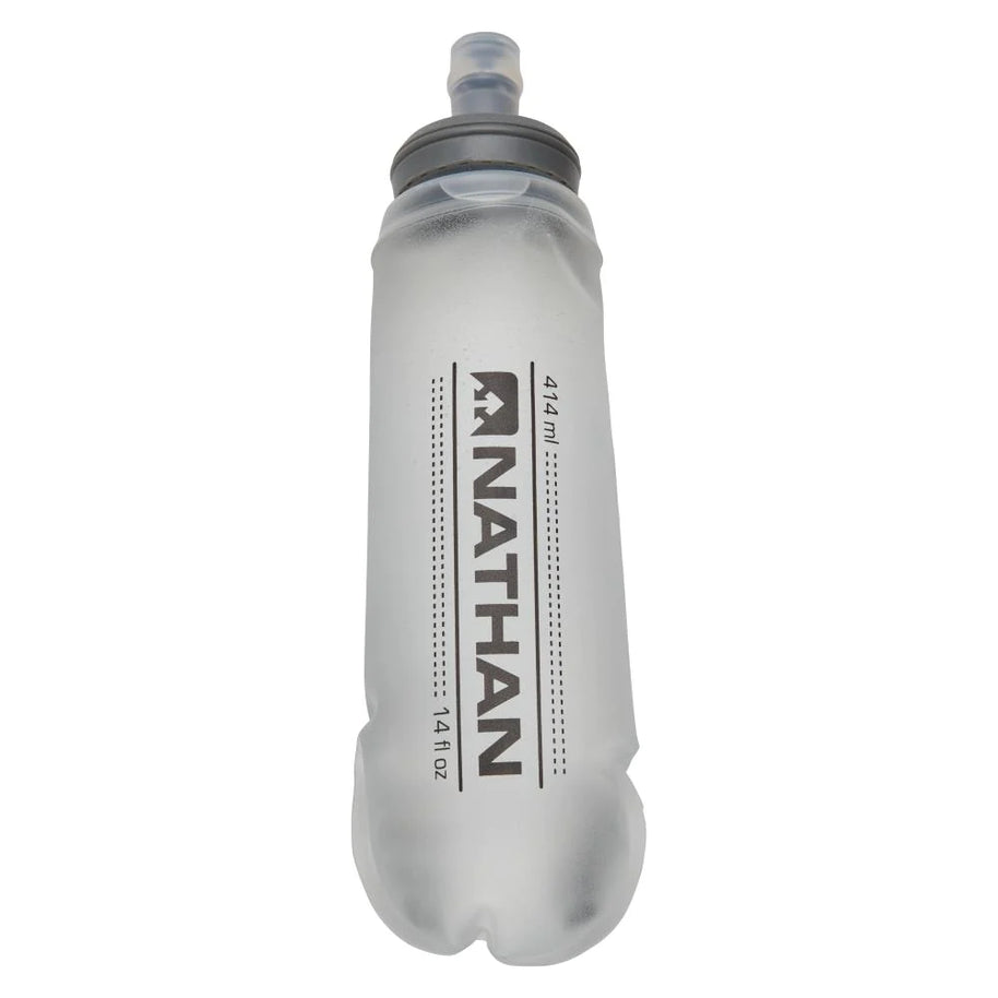 Pinnacle Run Lite Vest by Nathan clear lightweight hydration bottle 14 oz, ultra-light and breathable for running and training