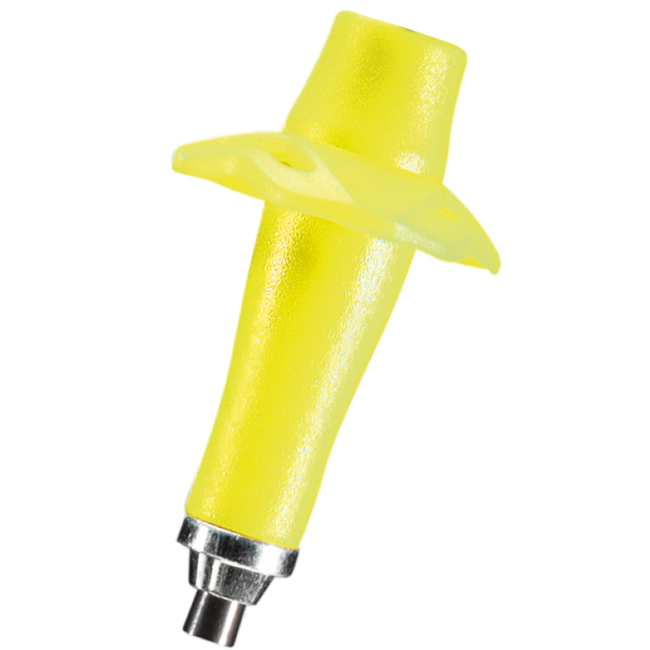Trailrunning TIP XT by Leki in yellow replacement carbide tip for trail running poles designed for durable outdoor use