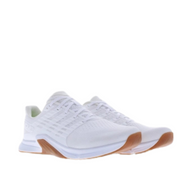 F-Lite Wide - Women by Inov8 in white and gum versatile flexible cross training shoe for running lifting jumping and climbing