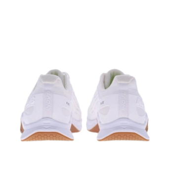 F-Lite Wide - Women by Inov8 in white with gum sole, flexible versatile cross training shoe designed for running lifting jumping and climbing