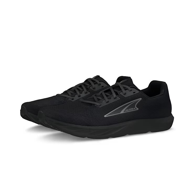 Escalante 4 - Men by Altra Footwear in black, lightweight road running shoes with FootShape fit and enhanced flexibility for fast training runs