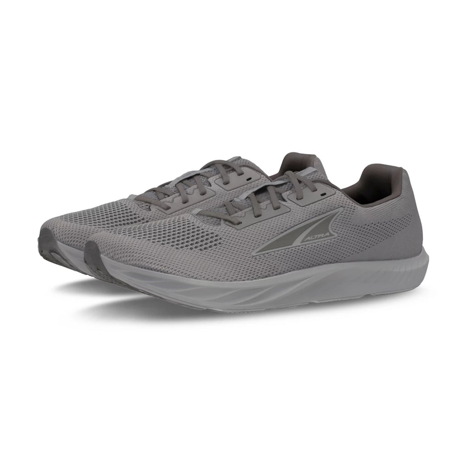 Escalante 4 - Men by Altra Footwear in grey, lightweight road running shoes with FootShape fit and flexible sole for fast training and daily walks