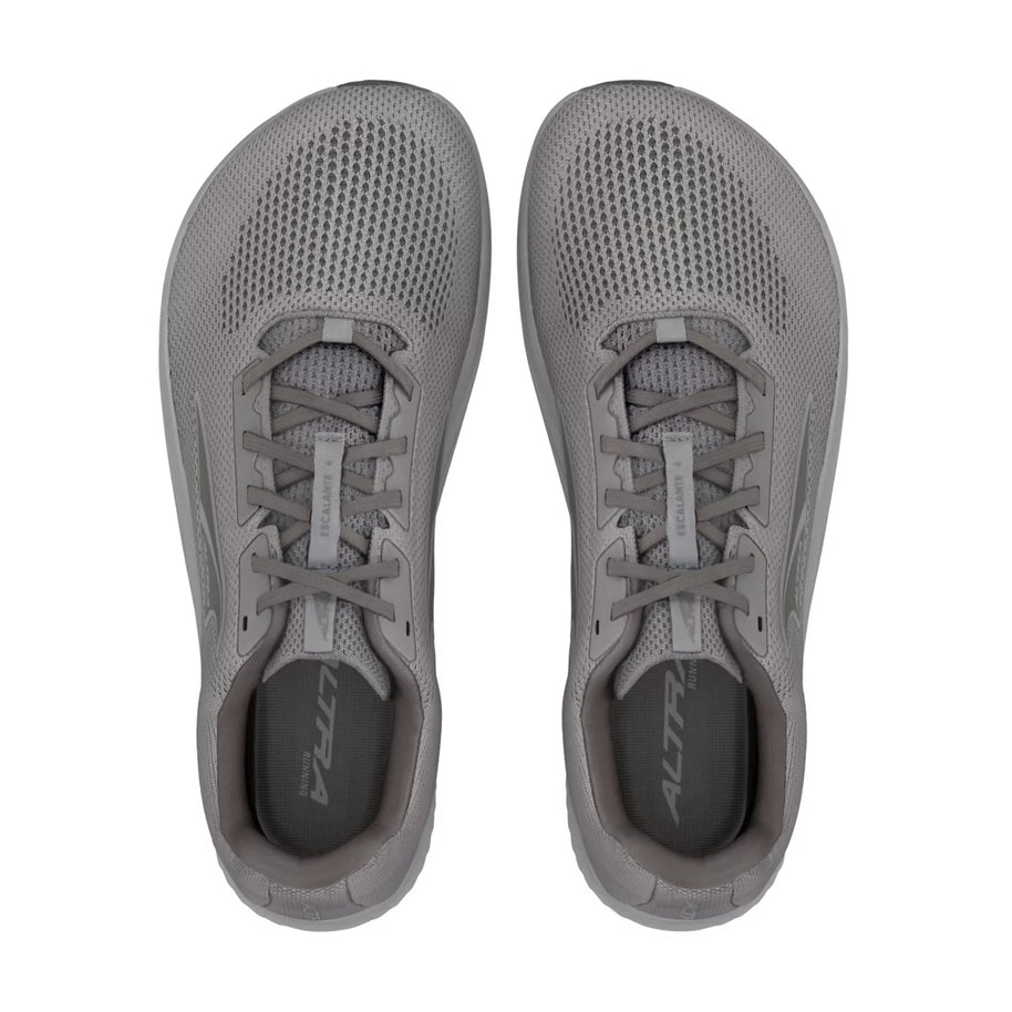 Escalante 4 - Men by Altra Footwear in grey, lightweight flexible road running shoes with FootShape fit for fast training and daily walks