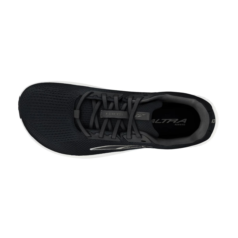 Escalante 4 - Women by Altra Footwear in black with grey accents, lightweight flexible running shoe for fast training and daily walks