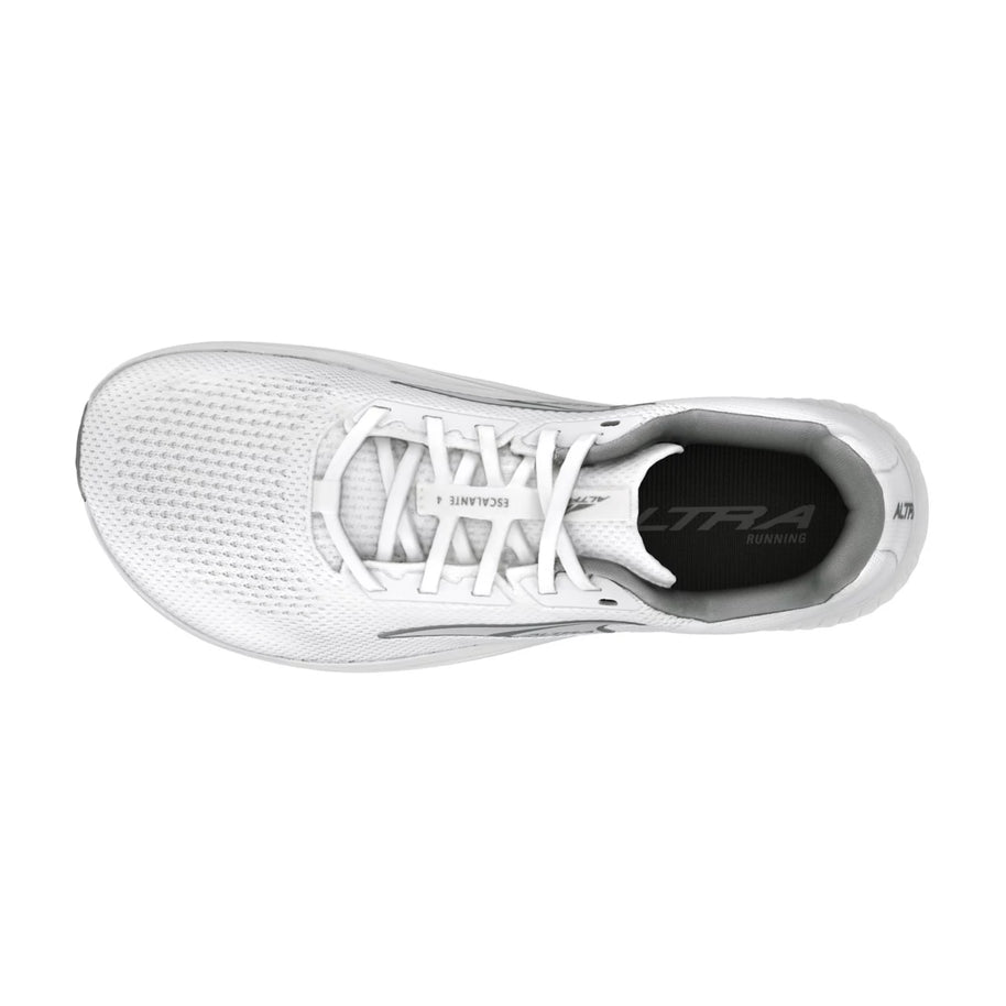 Escalante 4 - Women by Altra Footwear in white, lightweight flexible road shoe with FootShape fit for fast training and daily walks