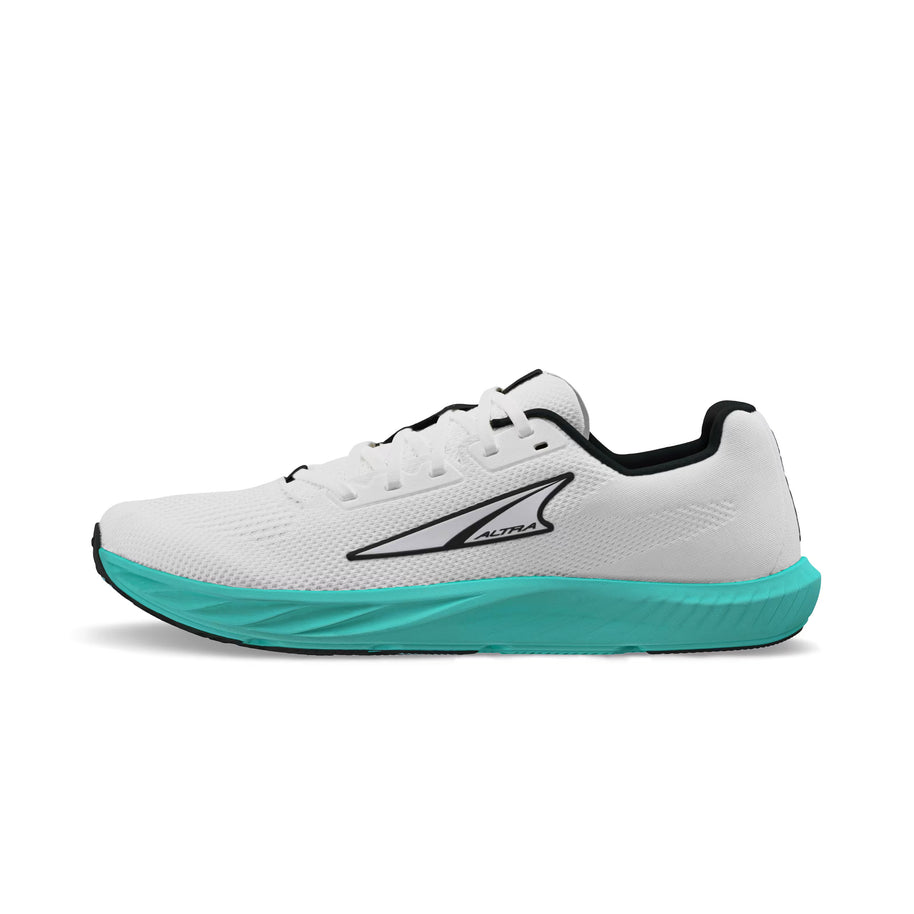 Escalante 4 - Women by Altra Footwear in white and turquoise with FootShape fit, lightweight flexible road shoes for running and daily walks