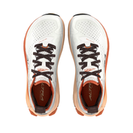 Olympus 6 - Men by Altra Footwear in white and orange, plush trail running shoes with roomiest toe box and durable grip for all-day comfort