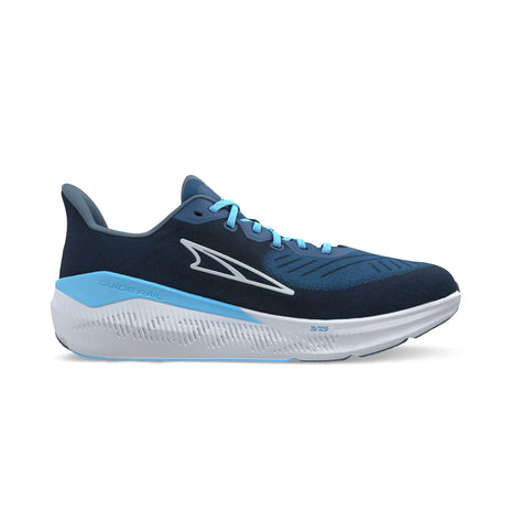 Experience Form - Men by Altra Footwear in navy and light blue, lightweight road running shoe with guidance tech and 4mm drop for training runs