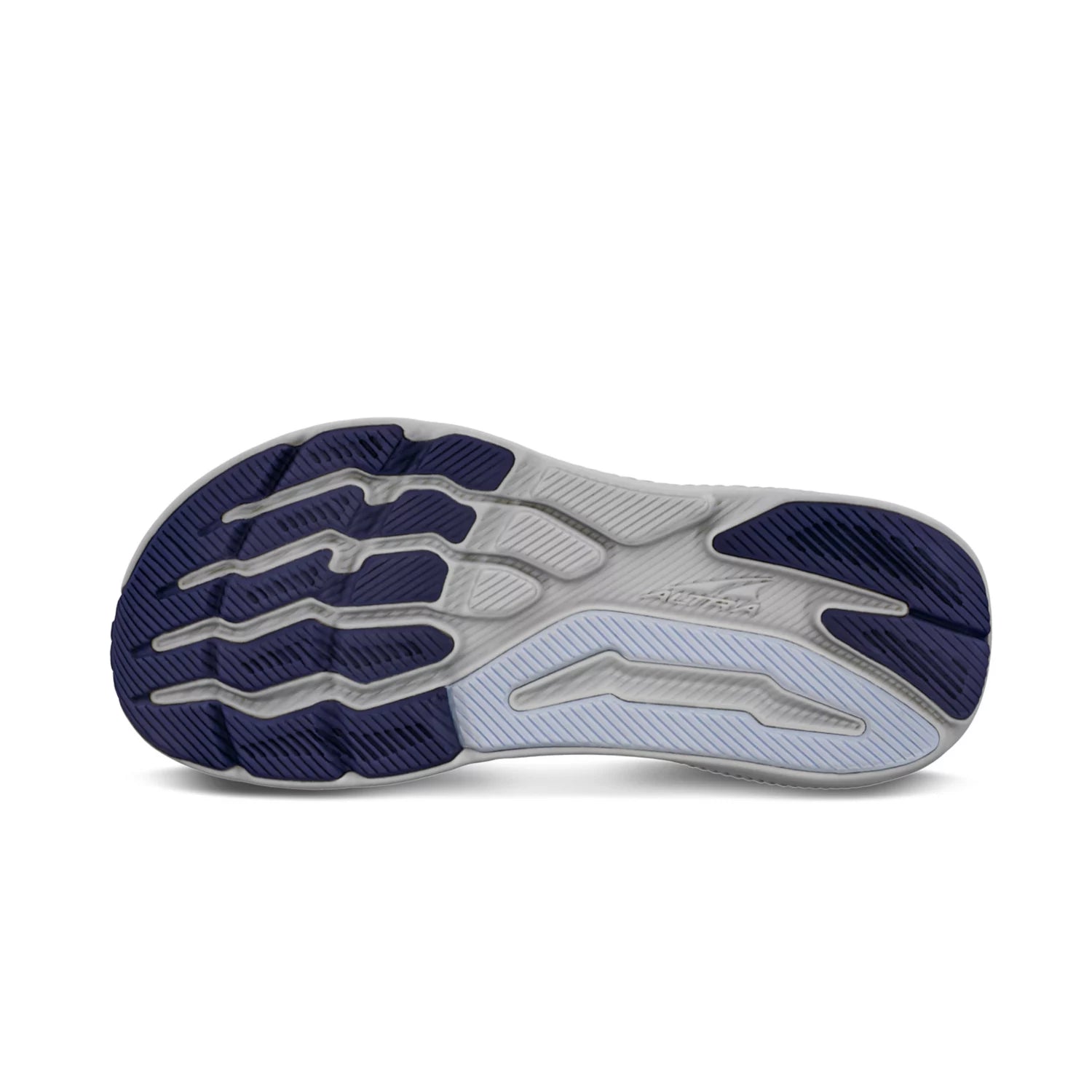 Experience Form - Women by Altra Footwear in navy and white, lightweight road running shoe with guidance tech and 4mm drop for support