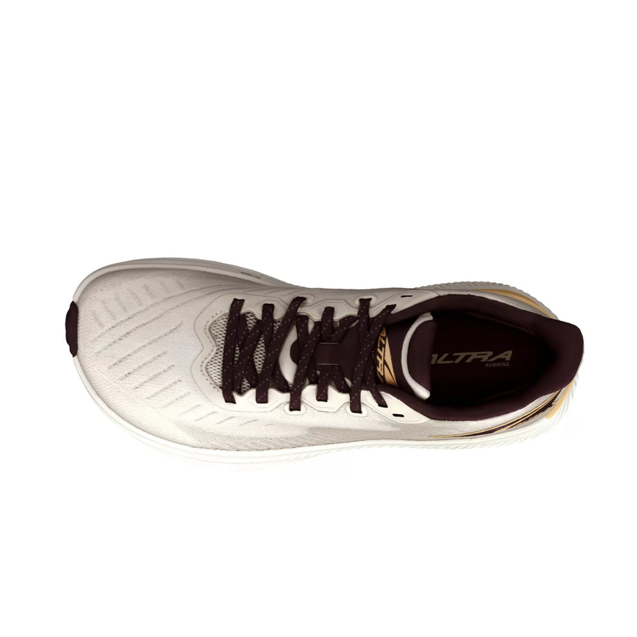 Experience Form - Women by Altra Footwear in beige and brown lightweight road running shoe with 4mm drop and guidance technology for daily training