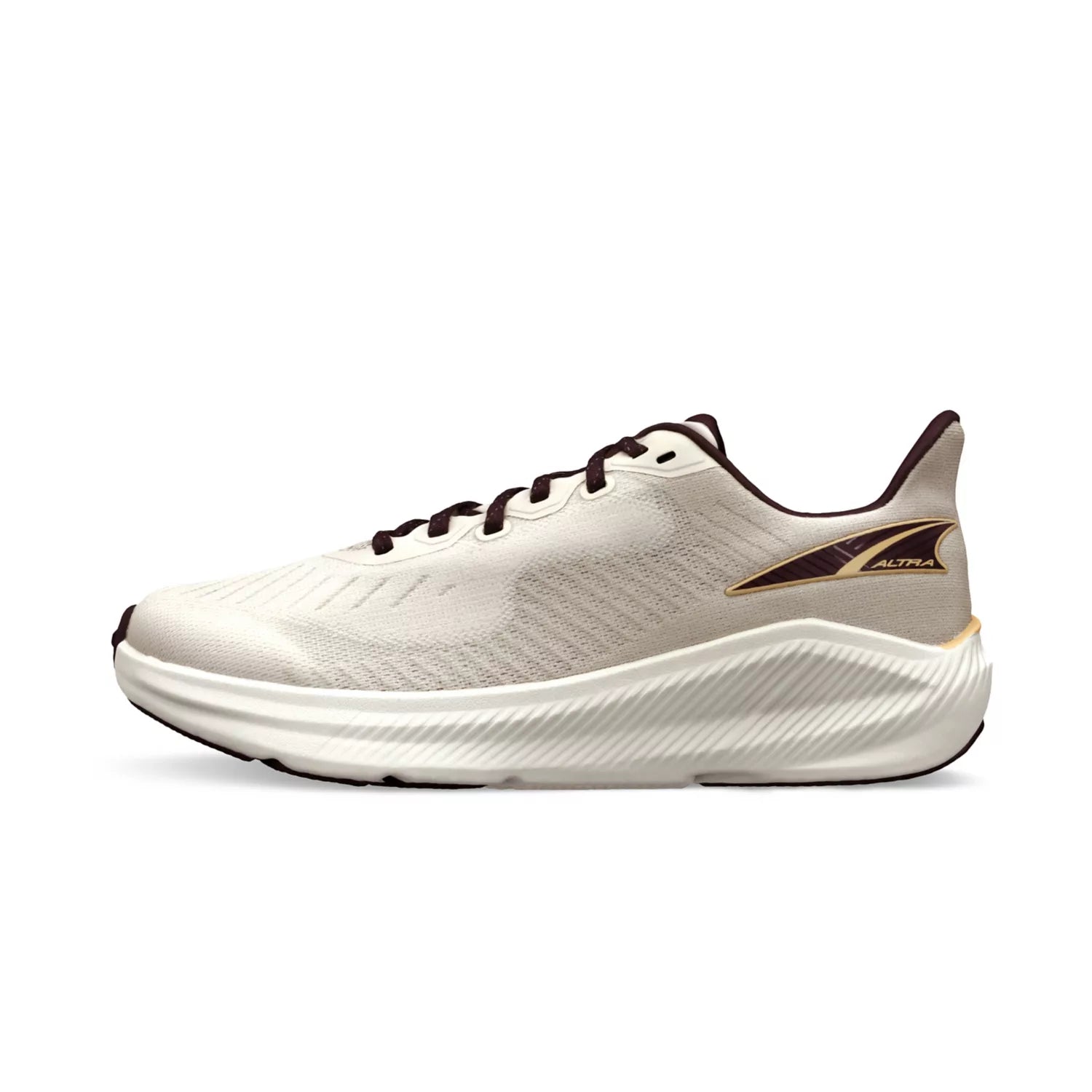 Experience Form - Women by Altra Footwear in beige with lightweight midsole, guidance tech, and 4mm drop for road running and training
