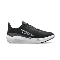 Experience Form - Women by Altra Footwear in black with white sole, lightweight road running shoe with 4mm drop and supportive midsole for daily workouts