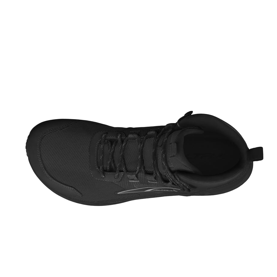 Timp 5 Hiker GTX - Women by Altra Footwear in black waterproof cushioned hiking shoe with grippy sole for wet outdoor trails