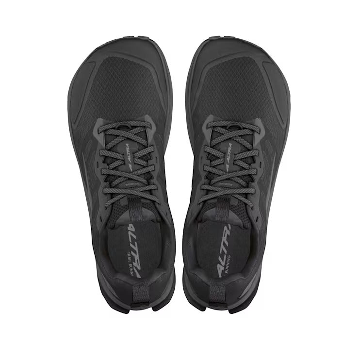 Lone Peak 9 - Men by Altra Footwear in black with durable outsole, lightweight midsole foam, designed for trail running and rugged outdoor use