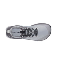 Lone Peak 9 - Men by Altra Footwear in white and grey, durable lightweight trail running shoe with improved midsole and grip outsole for outdoor use