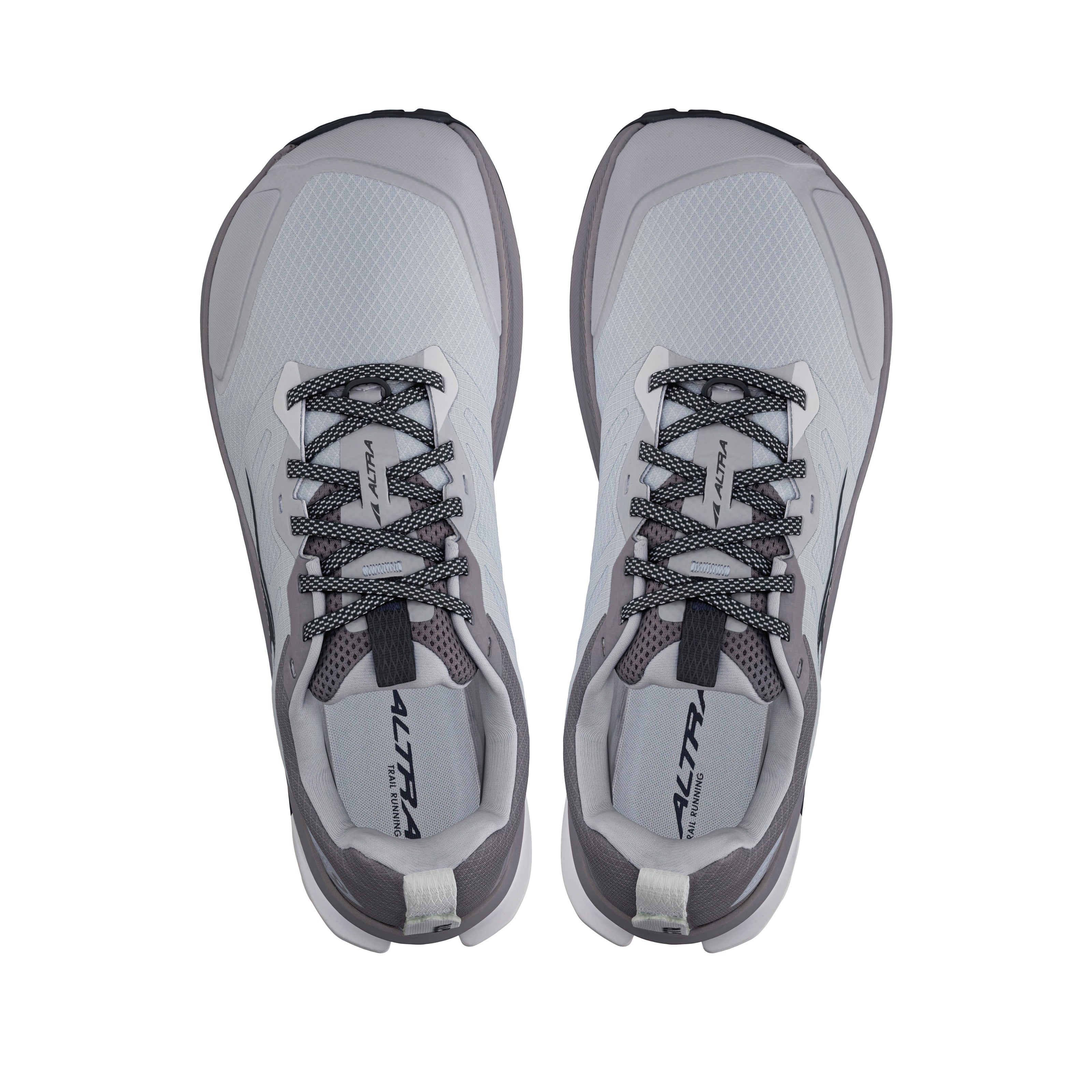 Lone Peak 9 - Men in light grey and black by Altra Footwear, durable trail running shoes with improved midsole and traction for rugged outdoor use