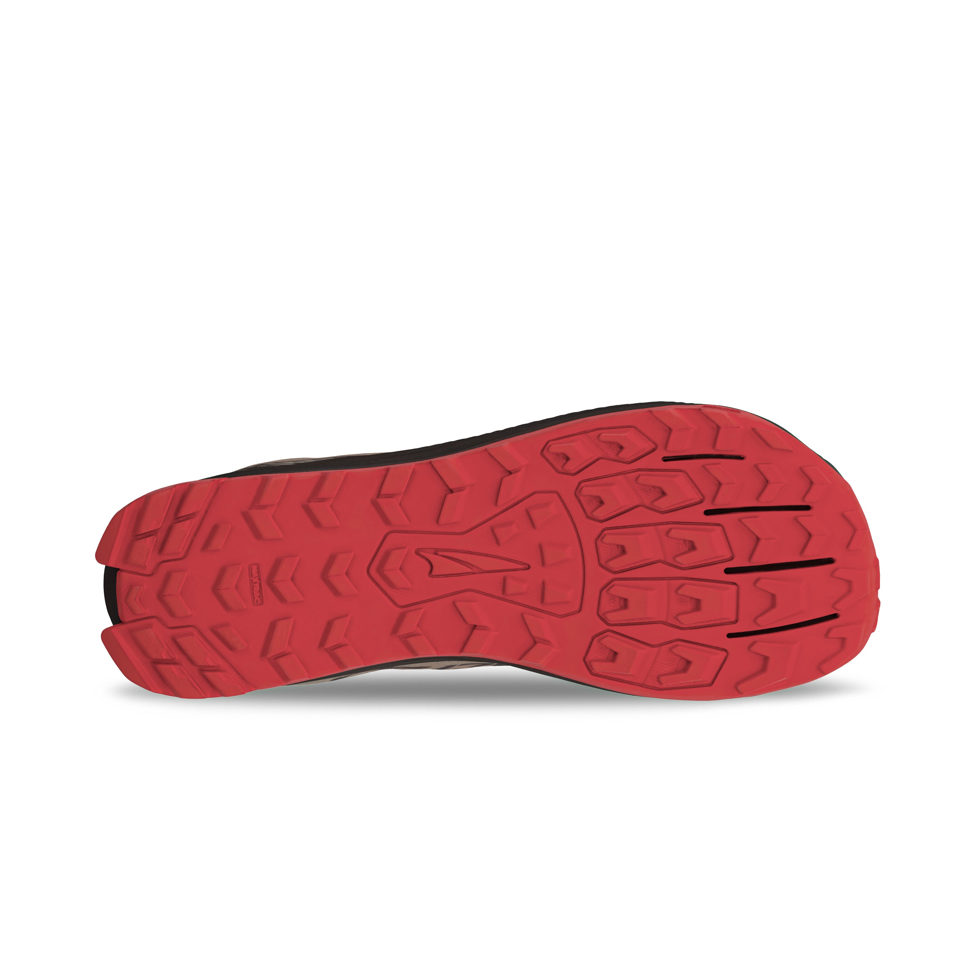 Lone Peak 9 - Men by Altra Footwear in black and red with updated outsole for improved grip and lightweight midsole for trail running