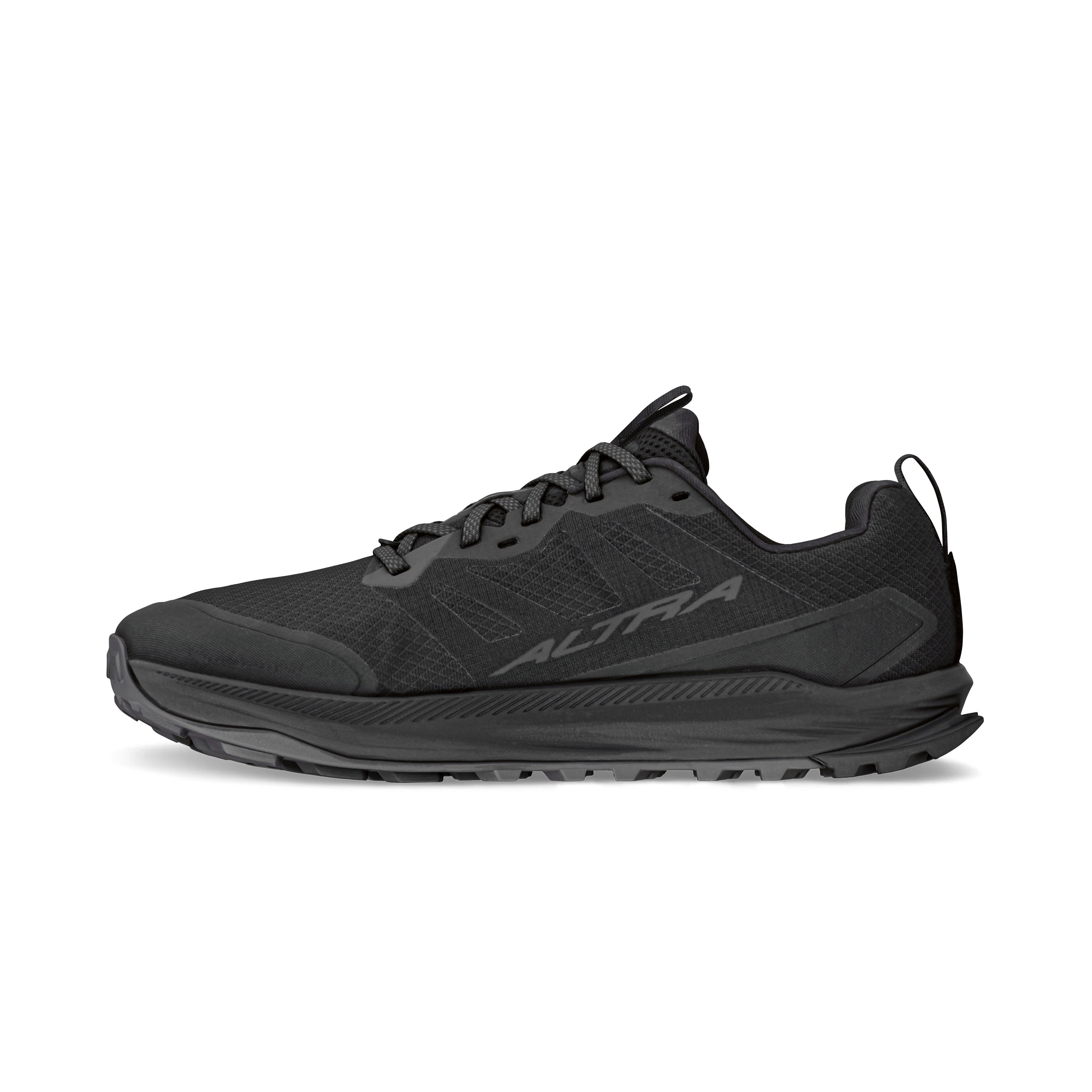 Lone Peak 9 Wide - Men by Altra Footwear in black, durable upper, improved midsole, and outsole grip for trail running and outdoor use